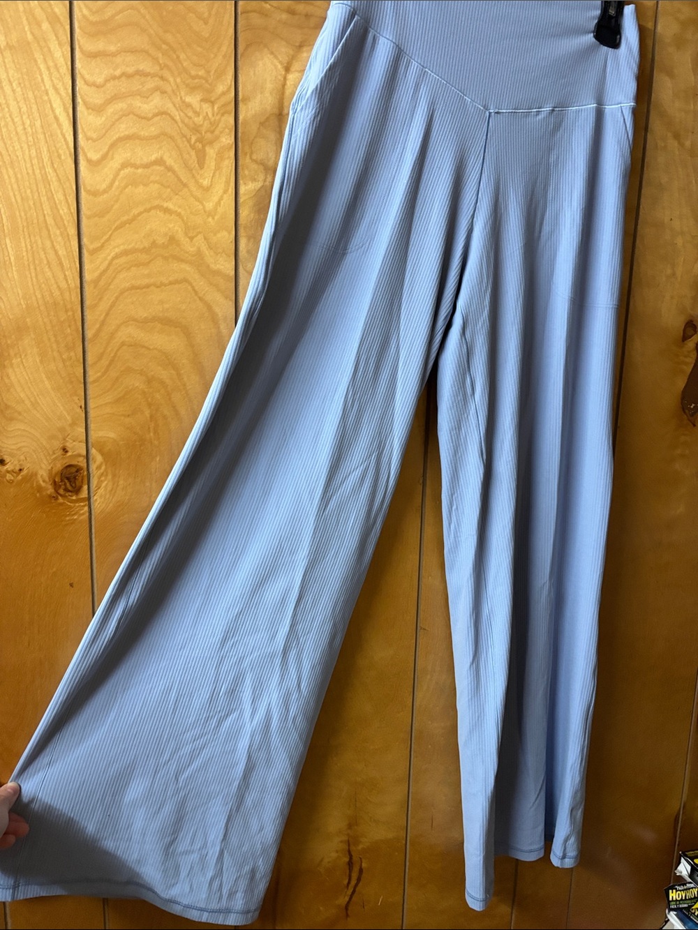 aerie Pale Blue Ribbed pants